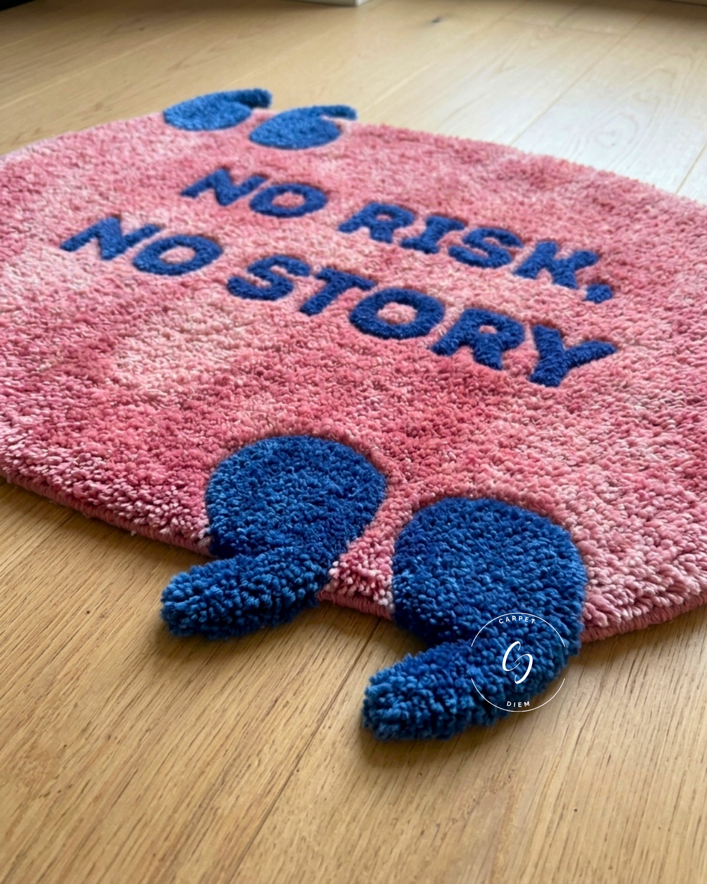 No Risk, No Story Hand-Tufted Rug