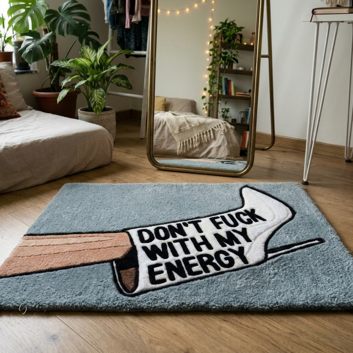 Don't F*** With My Energy Hand Tufted Rug
