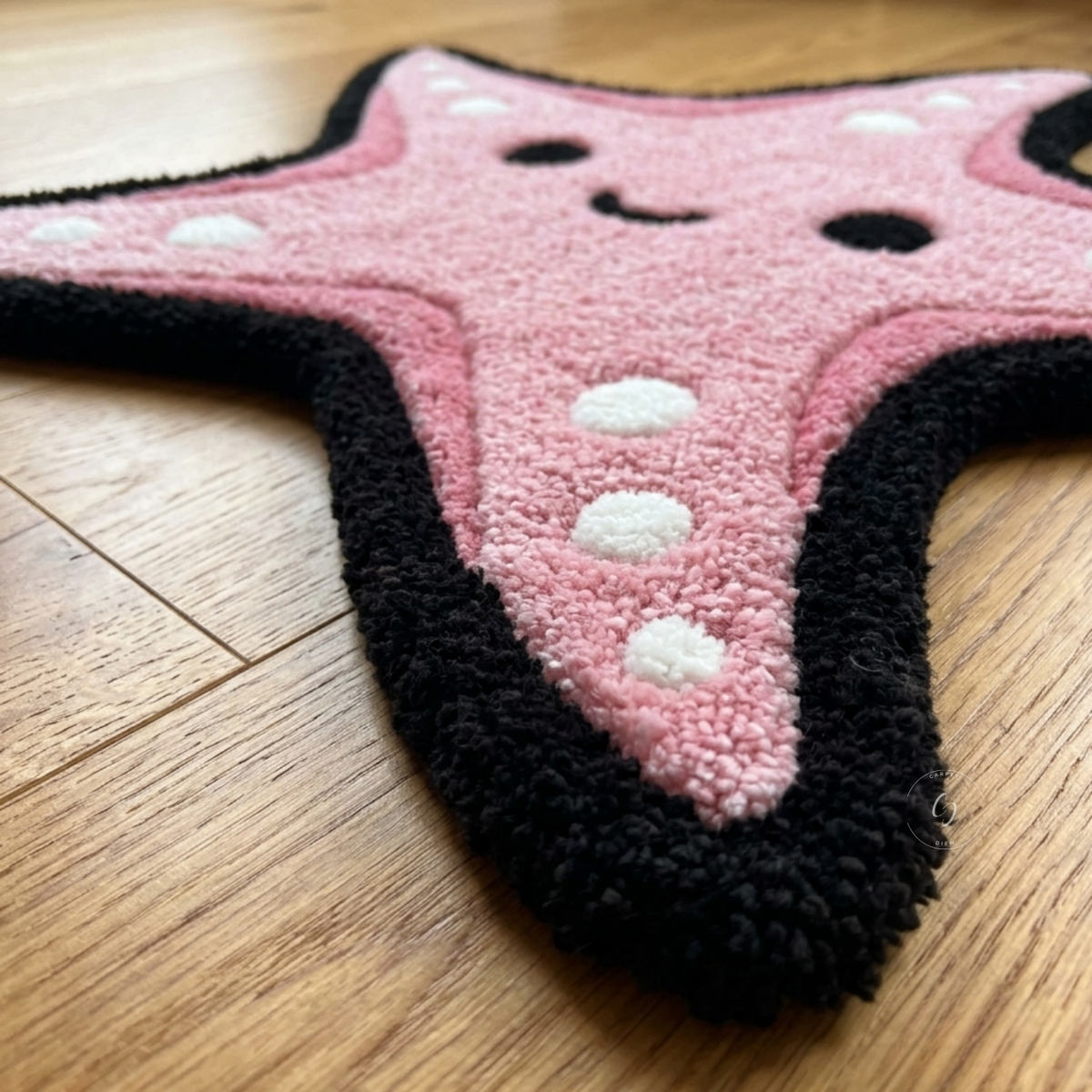 Smiley Starfish Hand-Tufted Rug