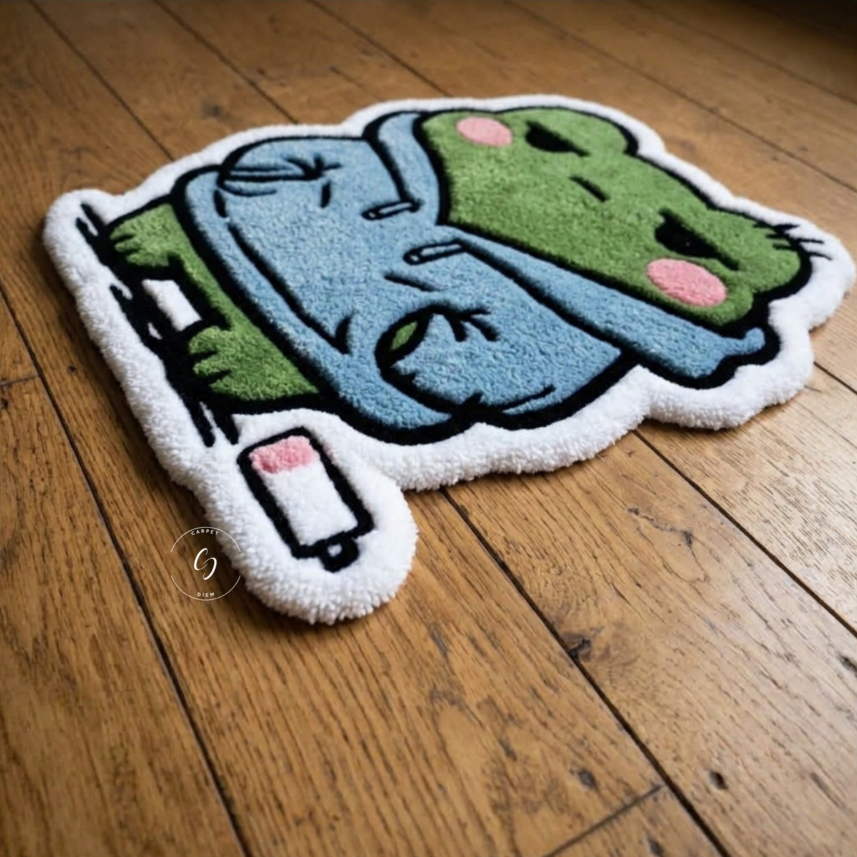 Zero Ribbits Given Hand Tufted Rug