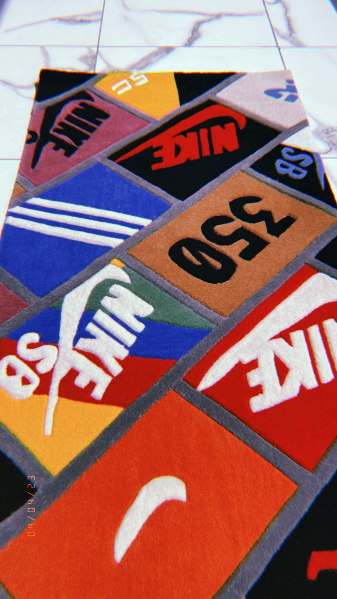 Sneaker Box Top Hand-Tufted Rug