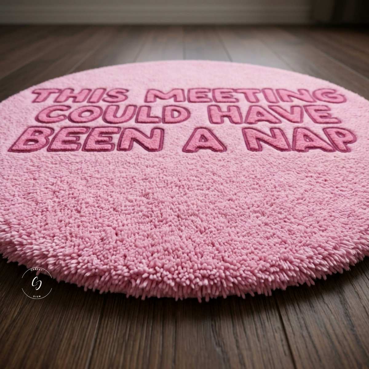 This Meeting Could Have Been A Nap Hand Tufted Rug