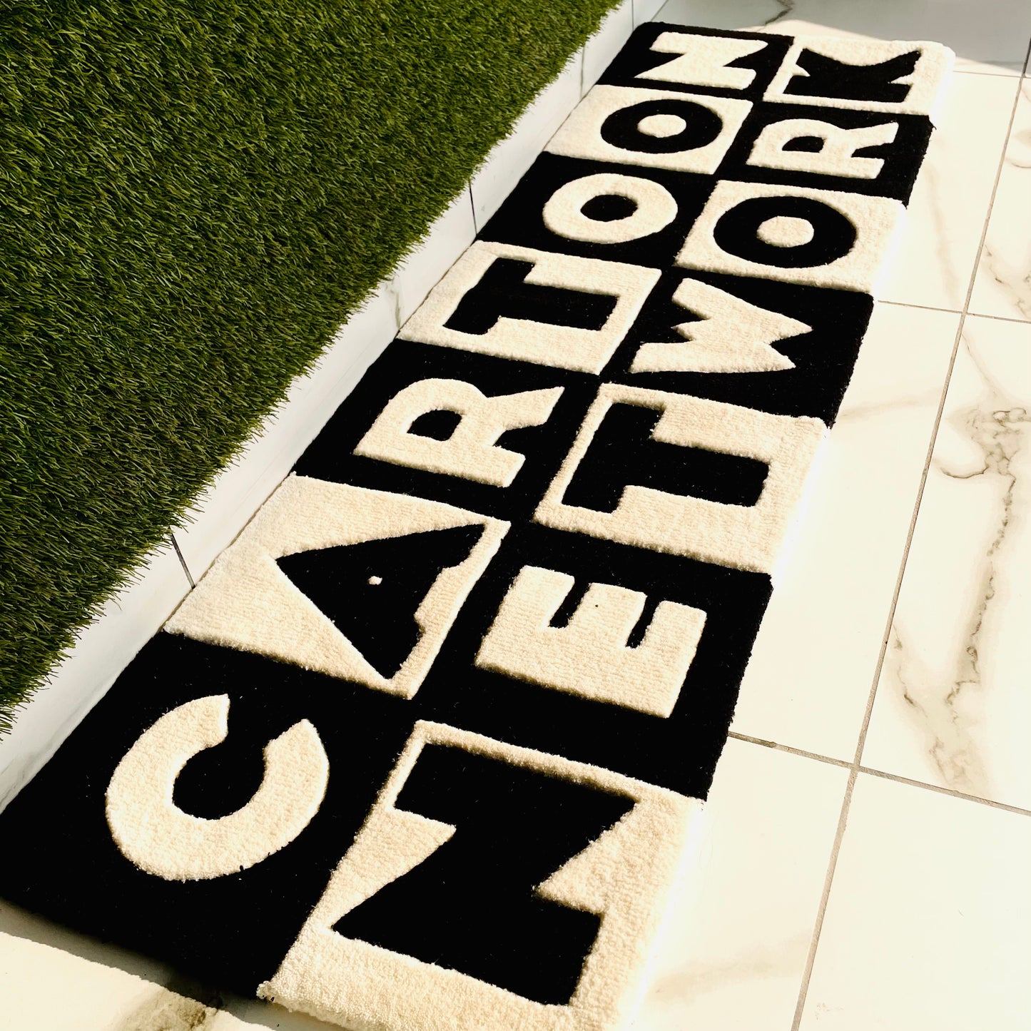 Cartoon Network Hand-Tufted Rug closeup