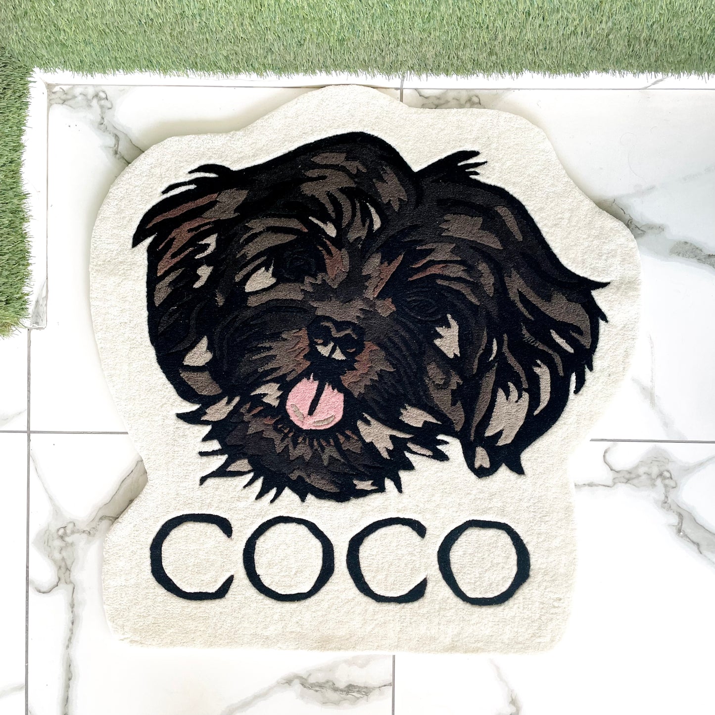 COCO - The Lhasa Apso Hand-Tufted Rug (Customisable)
