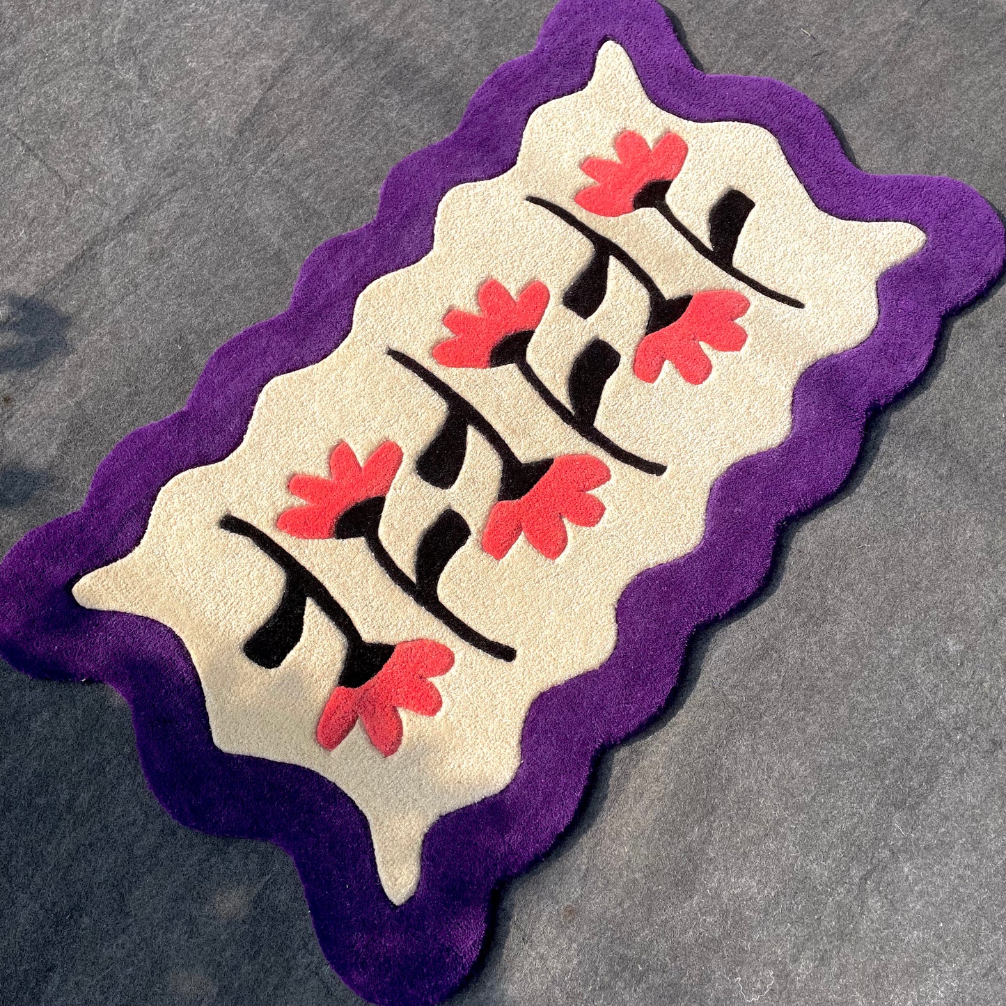 Velvet Bloom Hand-Tufted Rug