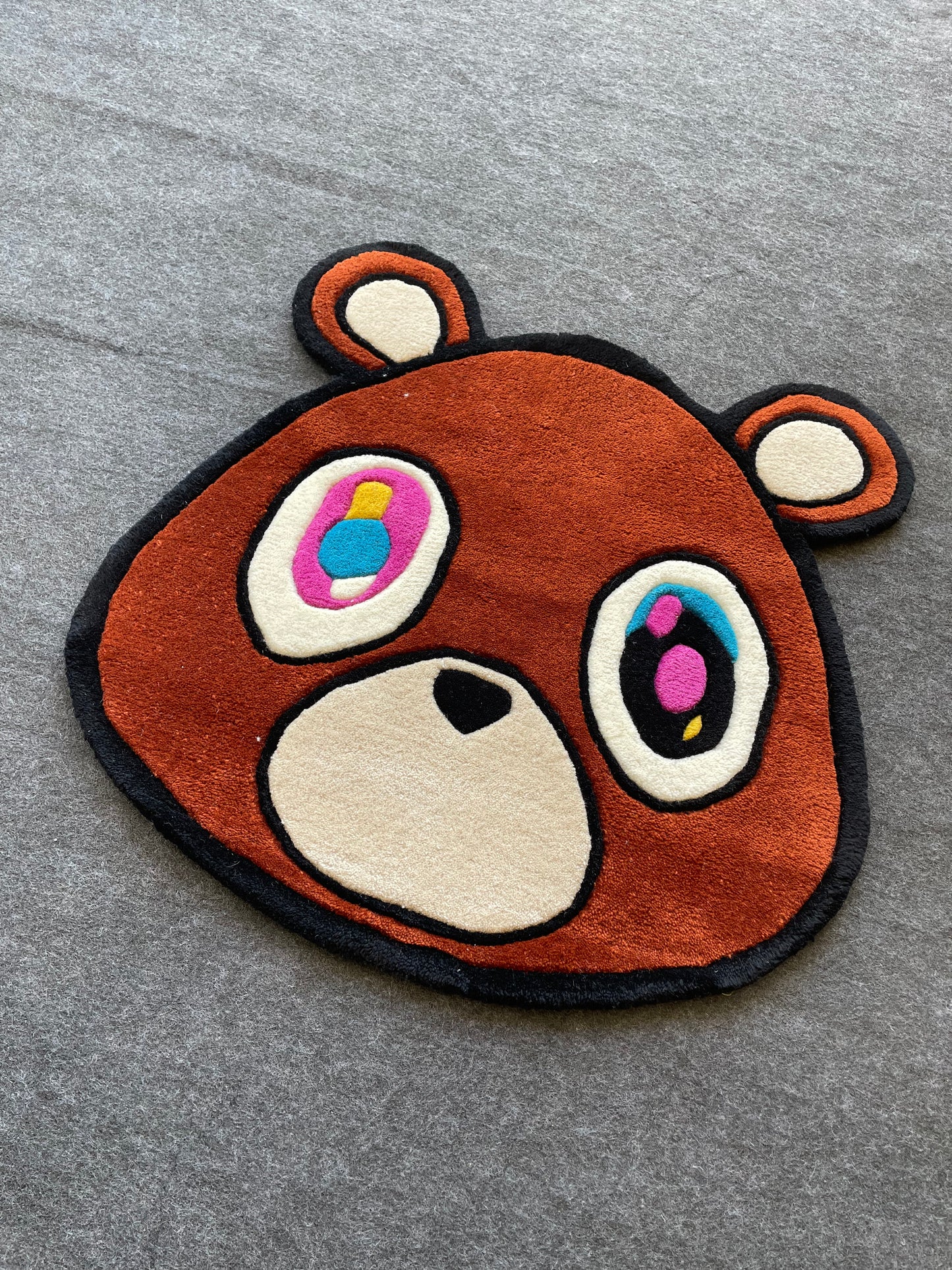 Graduation Bear Hand-Tufted Rug
