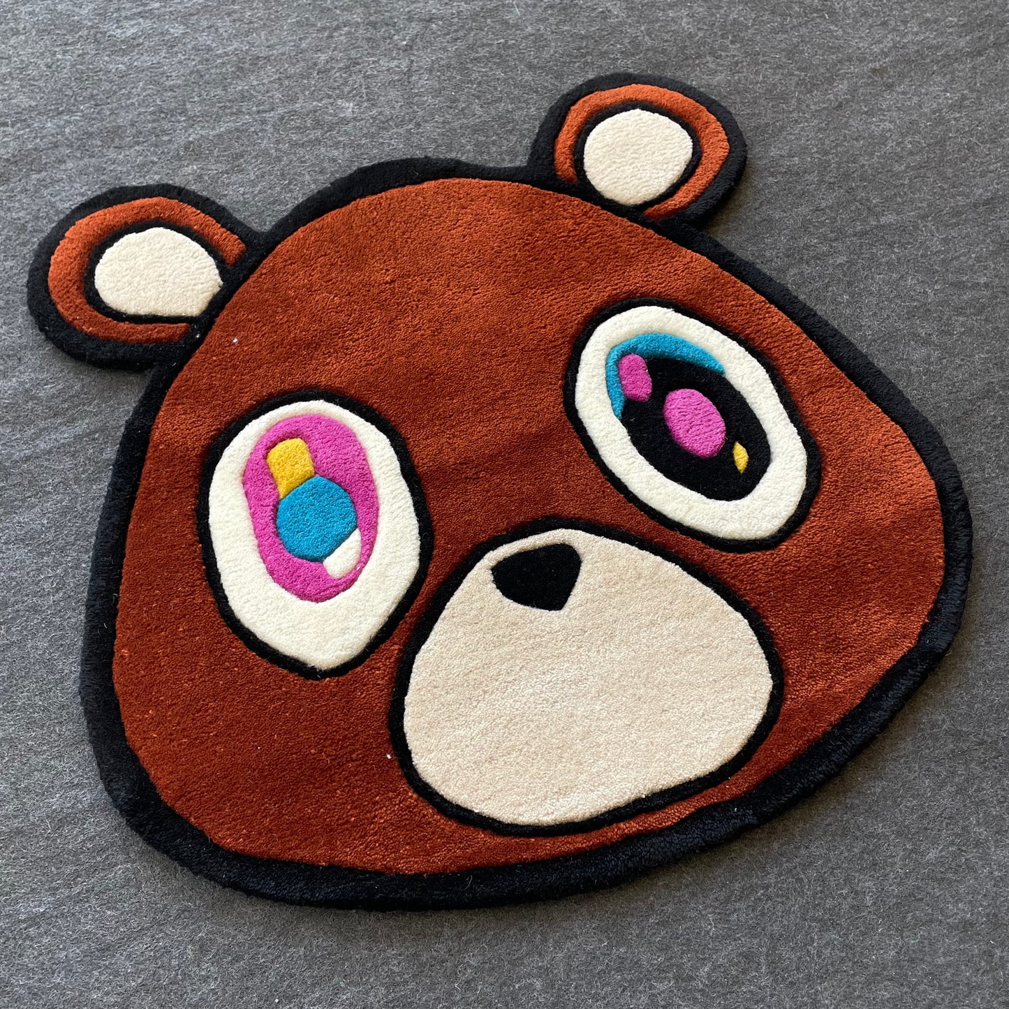 Graduation Bear Hand-Tufted Rug