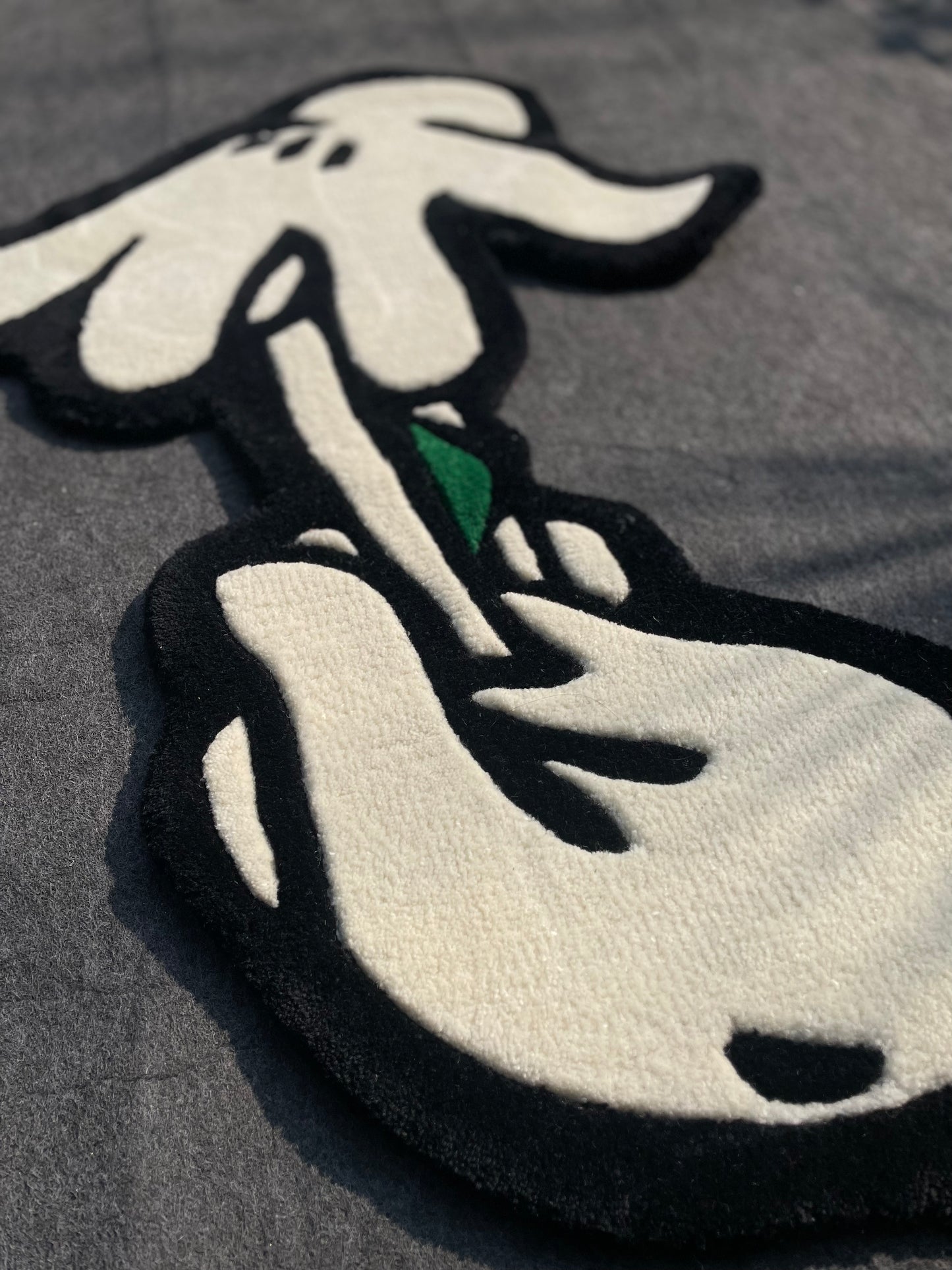 Mickey Rolling J Hand-Tufted Rug closeup