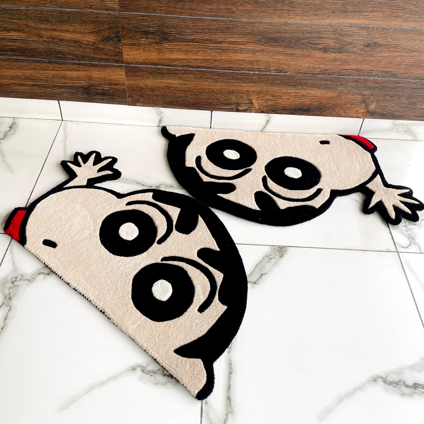 ShinChan Waving Hand-Tufted Rug