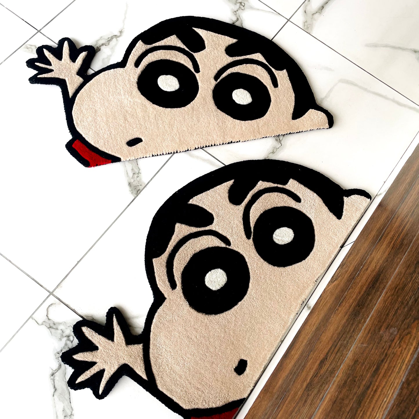 ShinChan Waving Hand-Tufted Rug