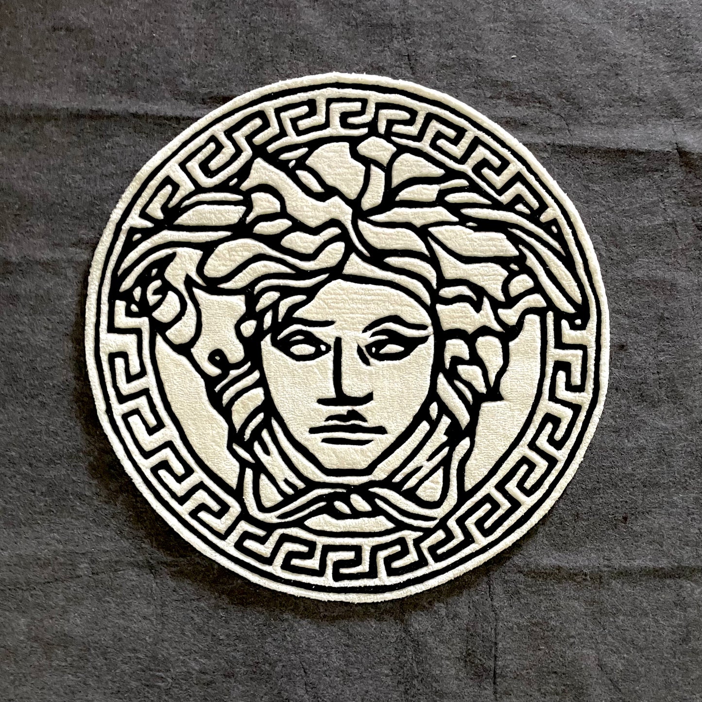 Versace Logo Luxury Decor Hand-Tufted Rug | Ready To Ship