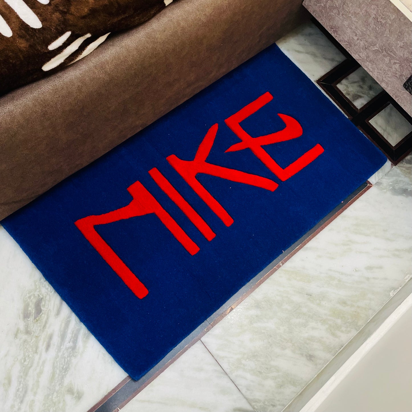 Nike Typography Hand Tufted Rug | Ready To Ship