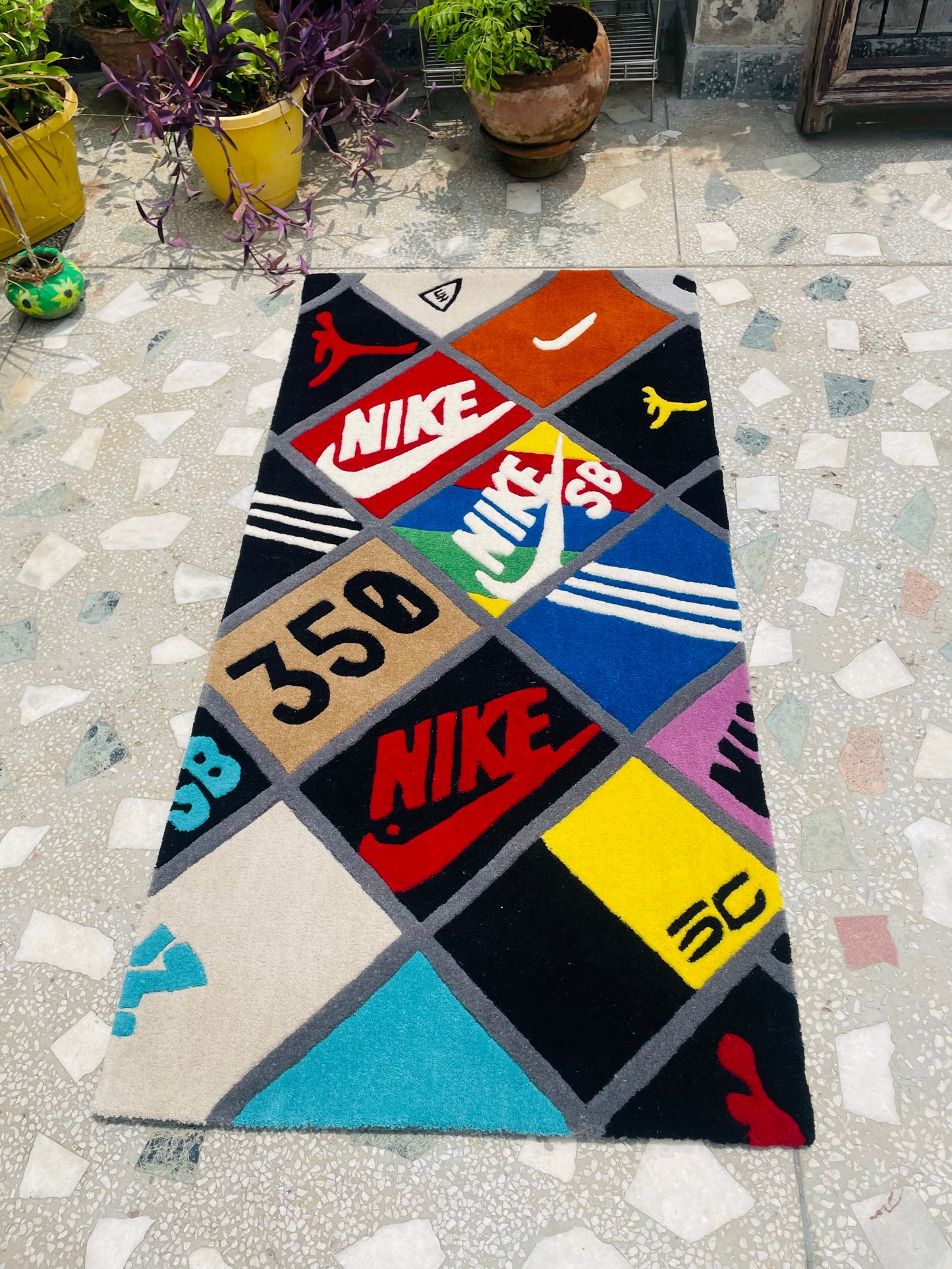Sneaker Box Top Hand-Tufted Rug