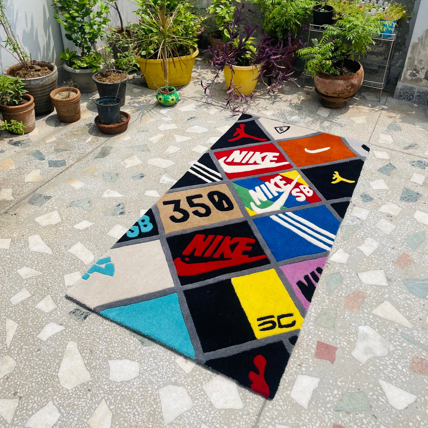 Sneaker Box Top Hand-Tufted Rug