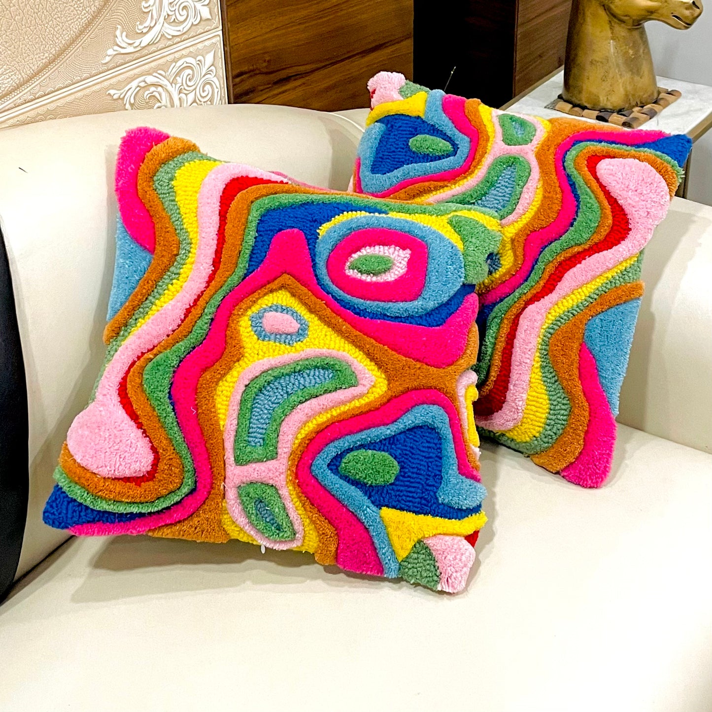 Flux Tufted Cushion Cover | Ready To Ship