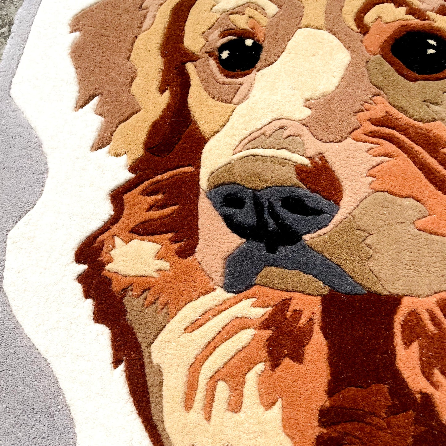 JOJO - The Labrador Retriever Hand-Tufted Rug close up