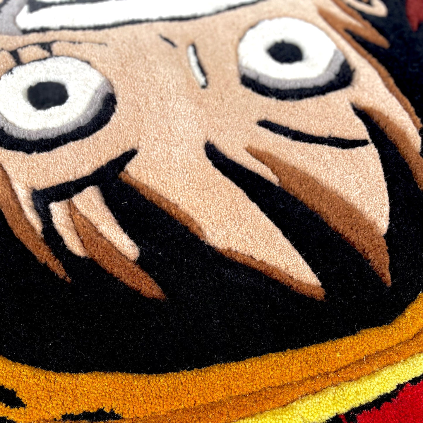 Luffy Peeking Hand-Tufted Rug | Ready to Ship