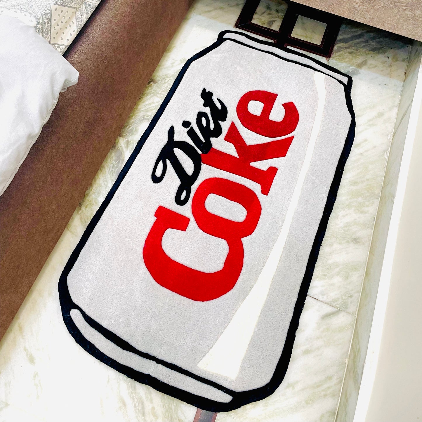 Diet Coke Hand Tufted Rug