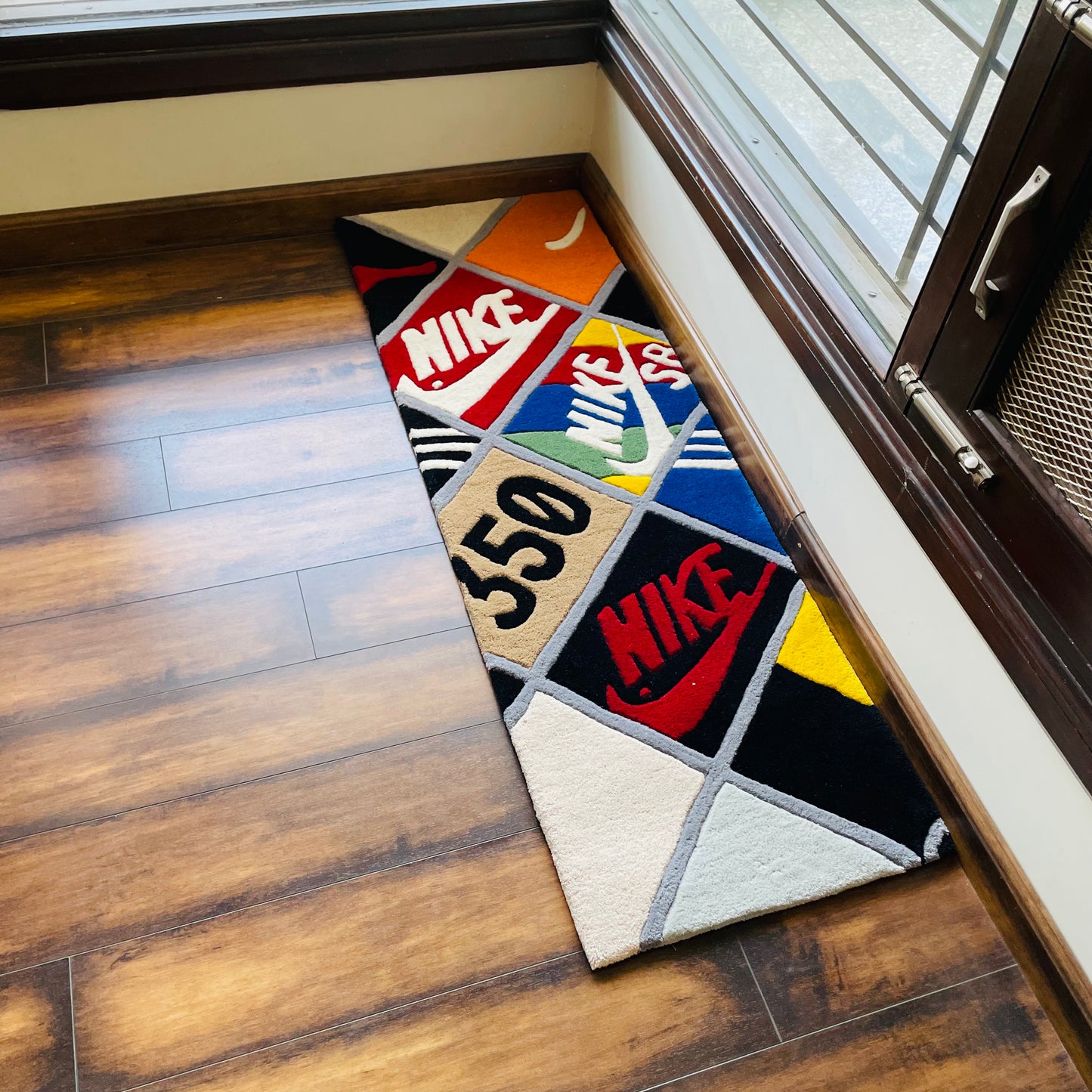 Sneaker Box Top Hand-Tufted Rug side view