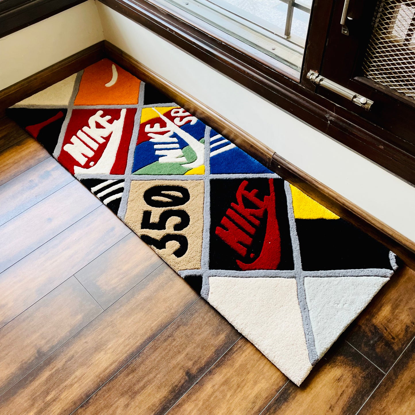 Sneaker Box Top Hand-Tufted Rug side view