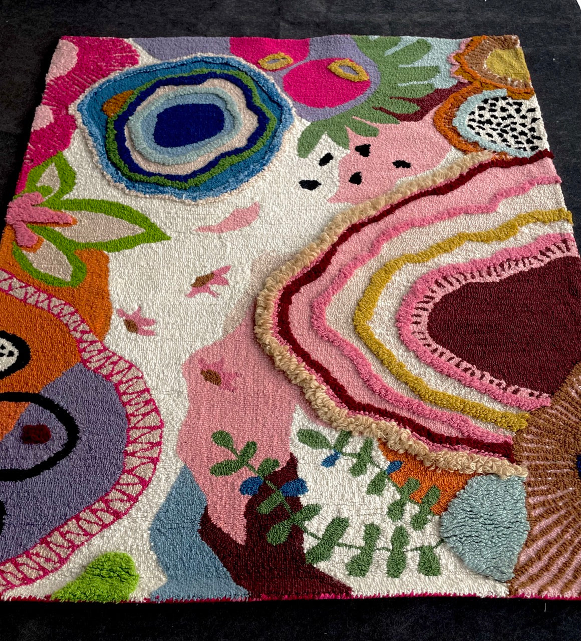 Solflora Living Area 3D Rug