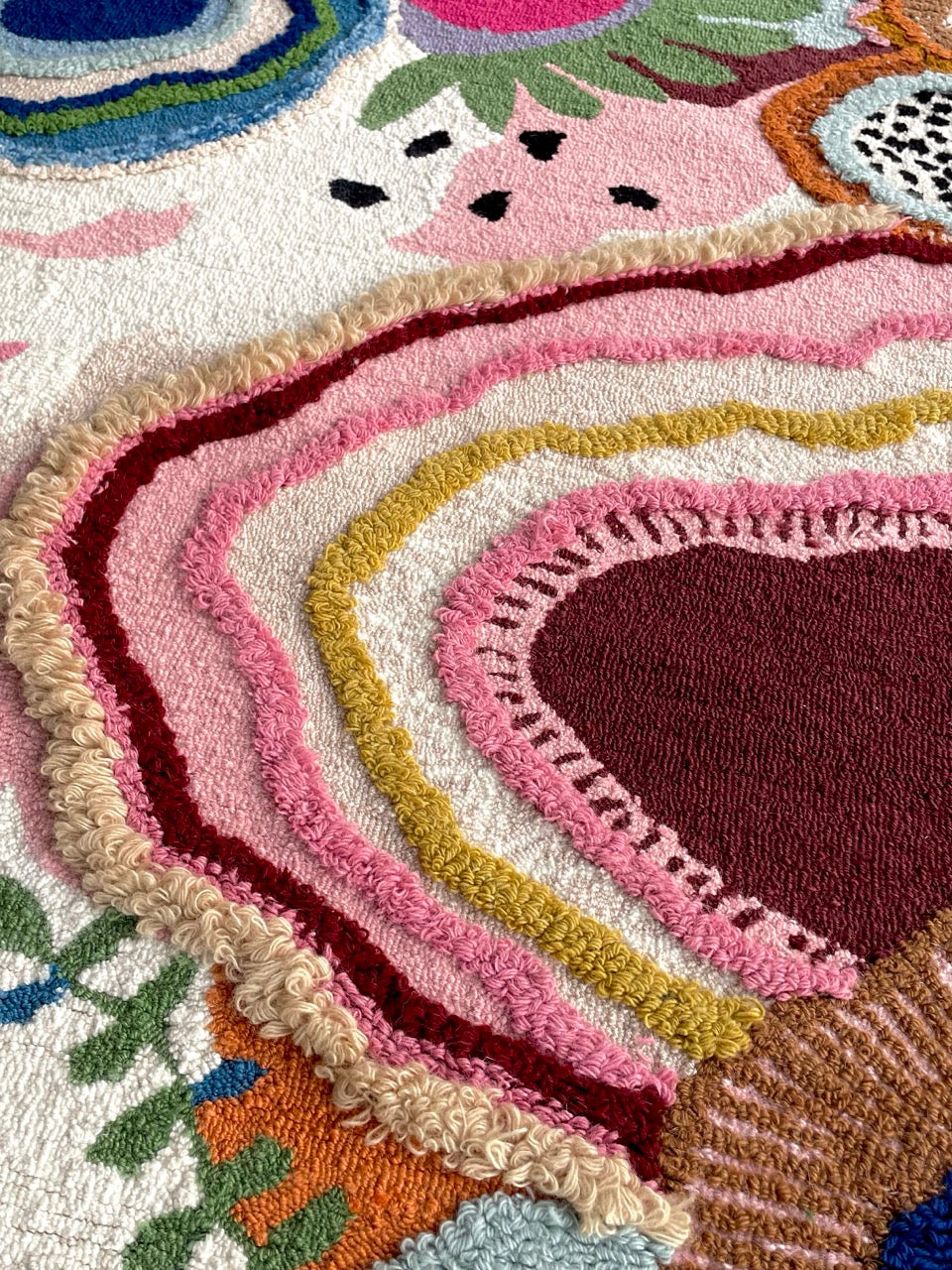 Solflora Living Area 3D Rug