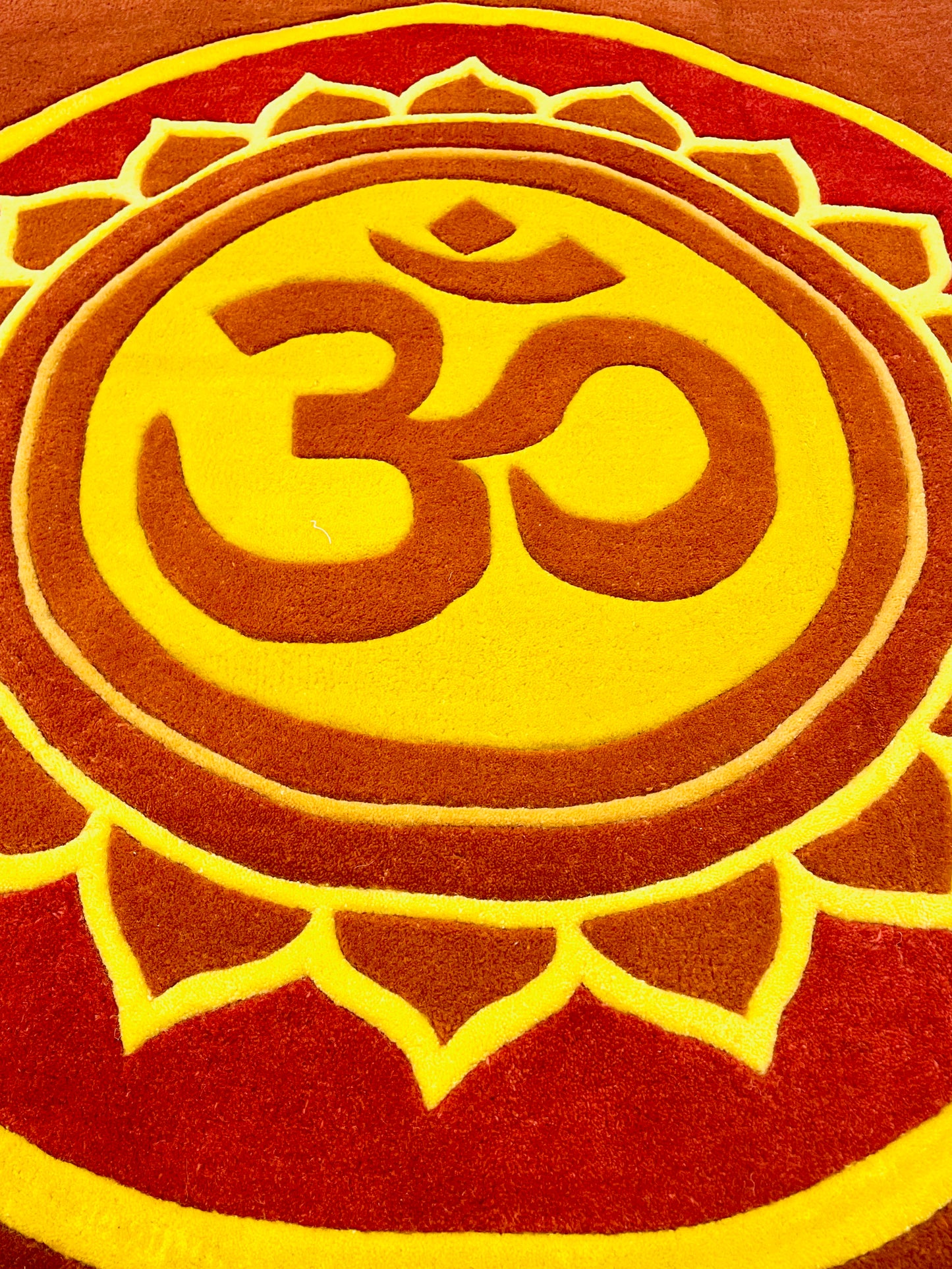 Kamal Om Hand Tufted Wall Decor