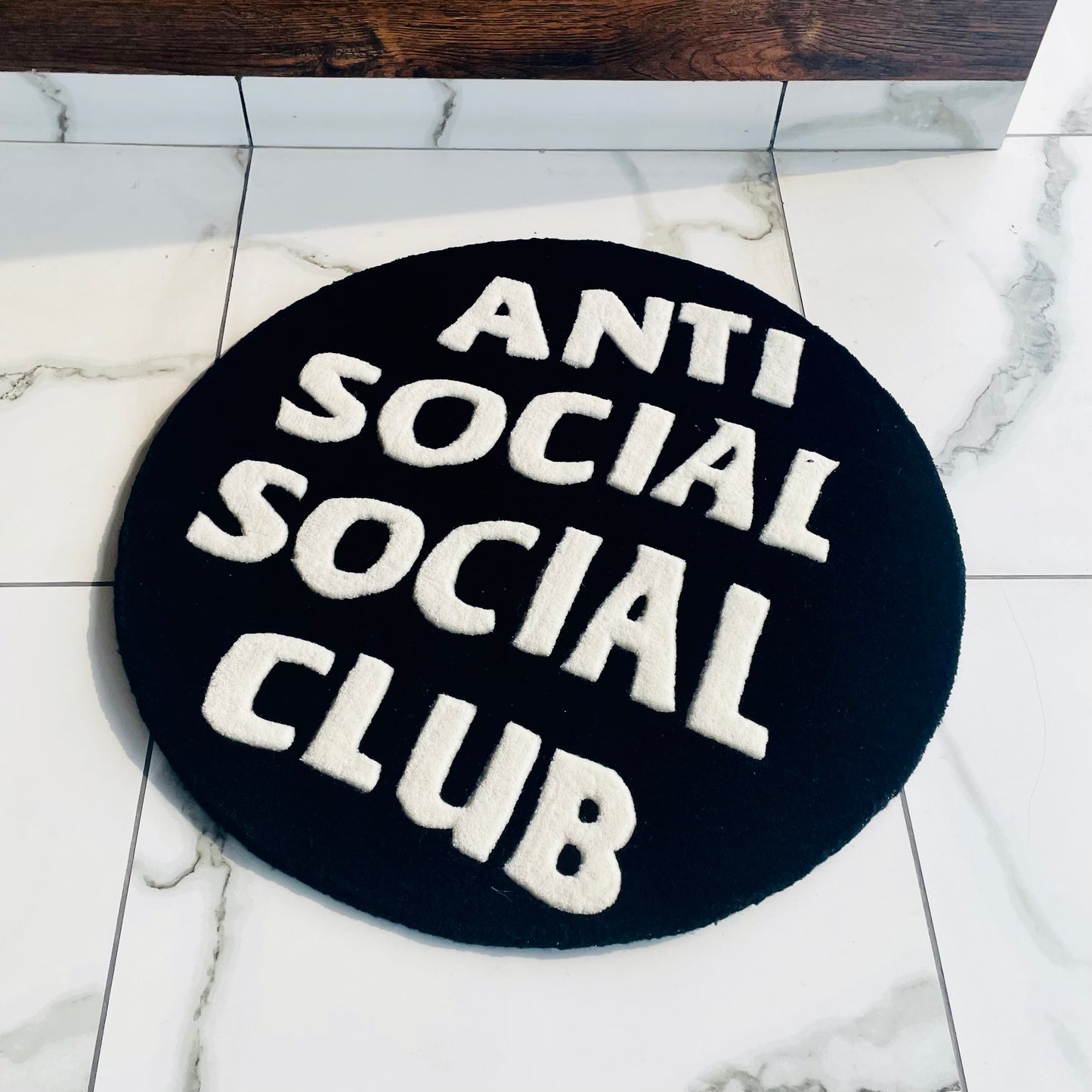 Anti-Social Social Club rug side view