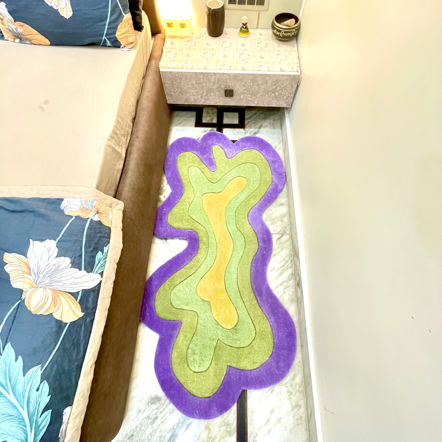 Pastel Drip Hand-Tufted Rug