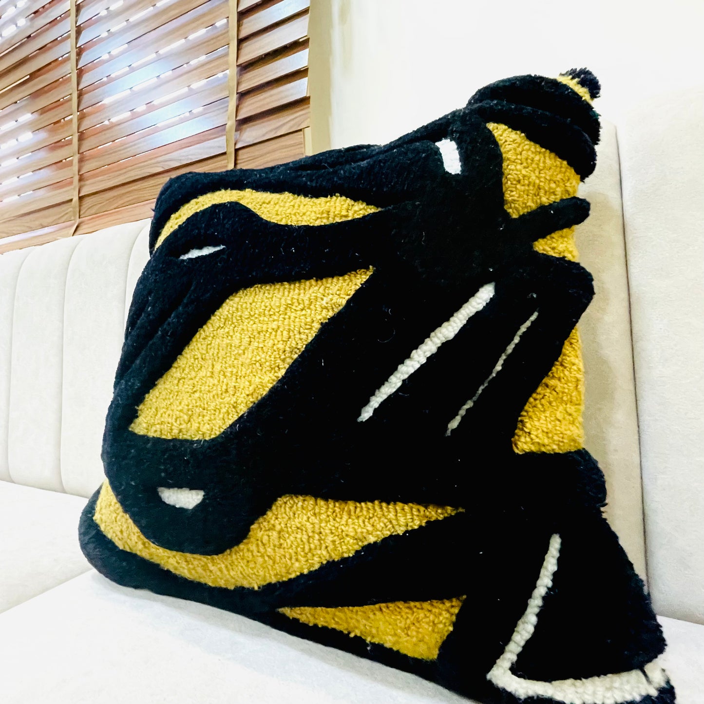Timber Trace Tufted Cushion Cover