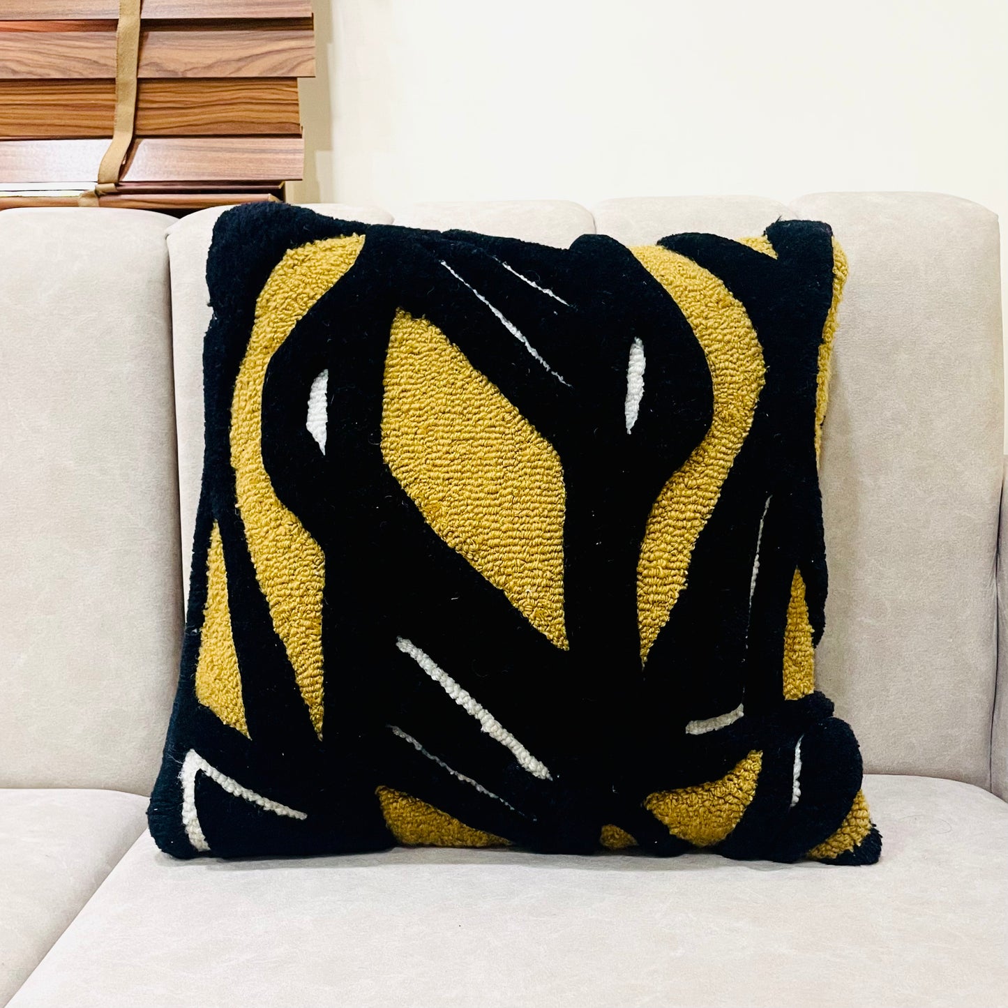 Timber Trace Tufted Cushion Cover