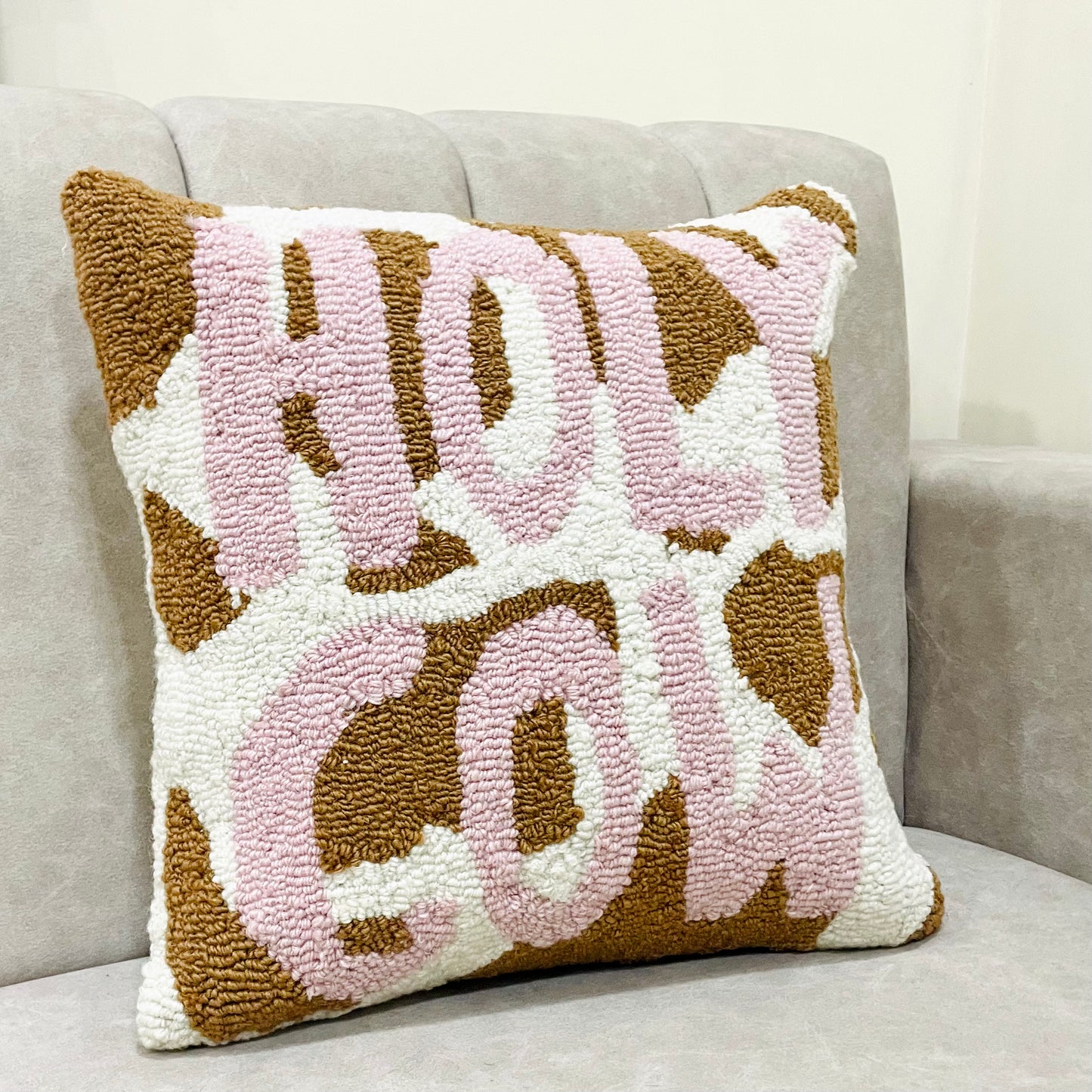 Holy Cow Tufted Cushion Cover