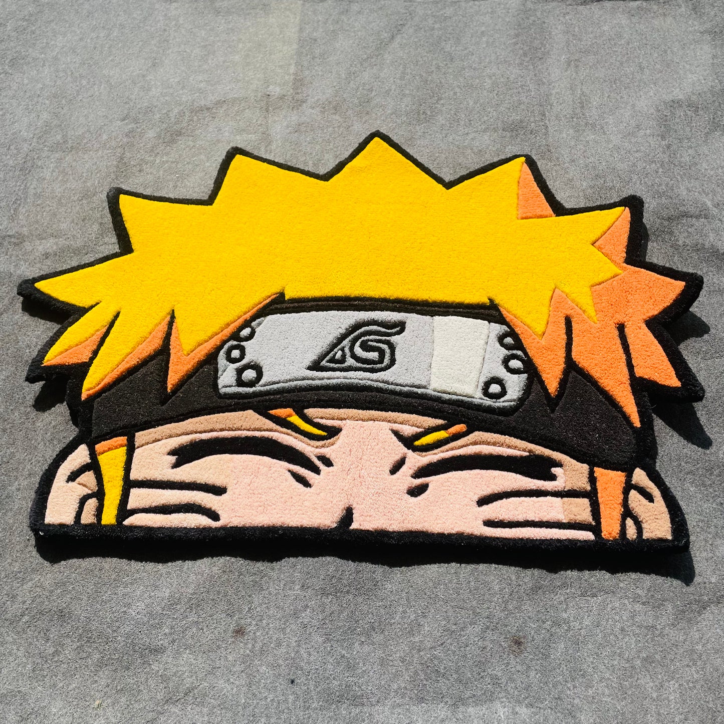 Naruto Peeking Hand-Tufted Rug