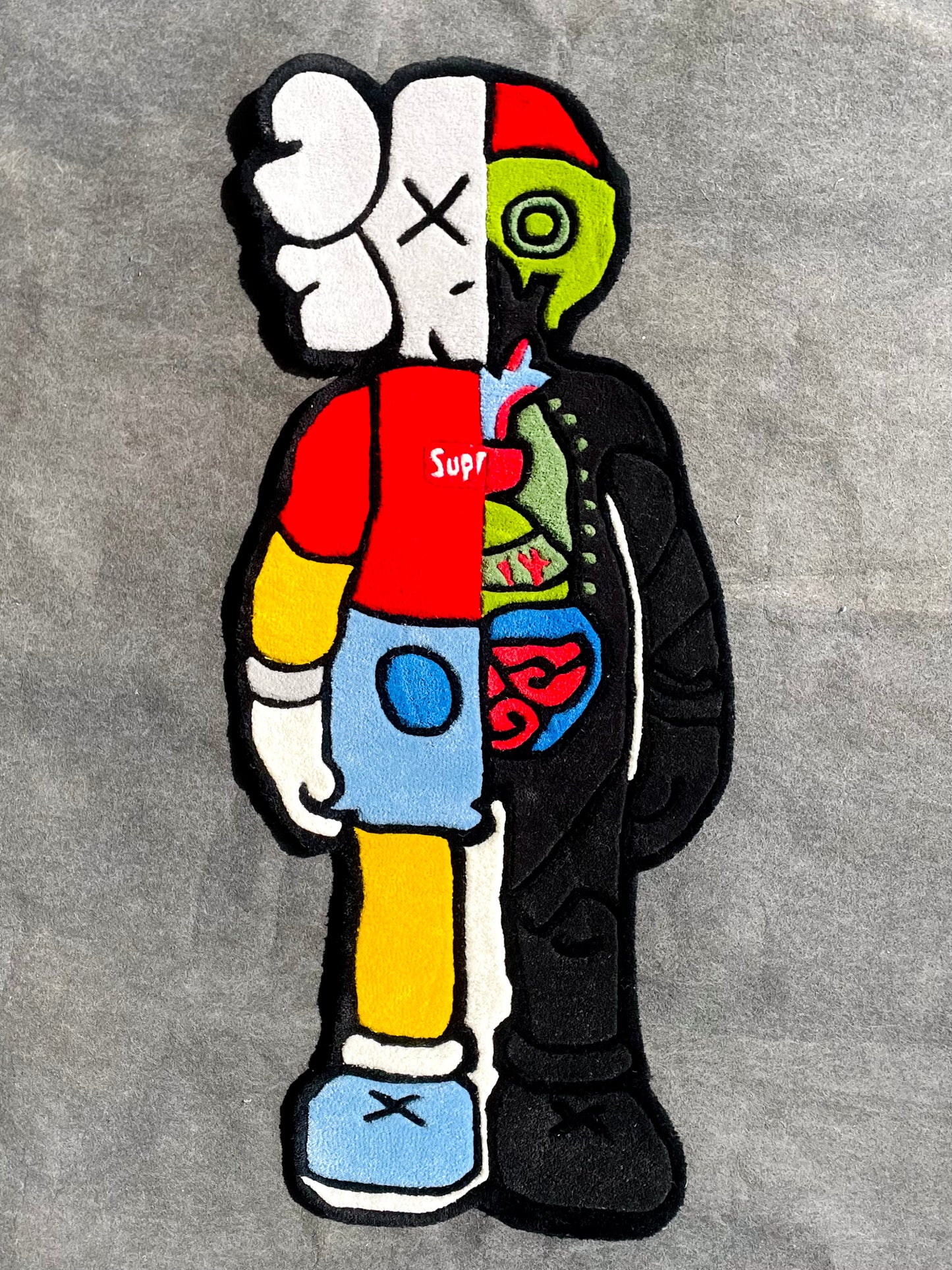 Kaws Dissect x Supreme Hand-Tufted Rug