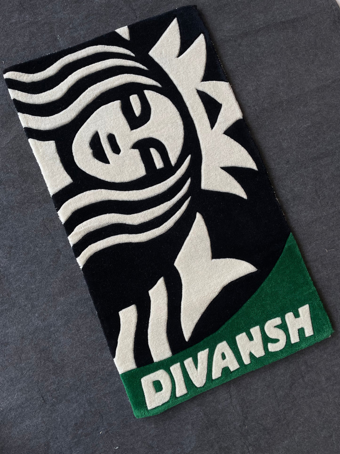 Starbucks Hand-Tufted Rug (Customisable)
