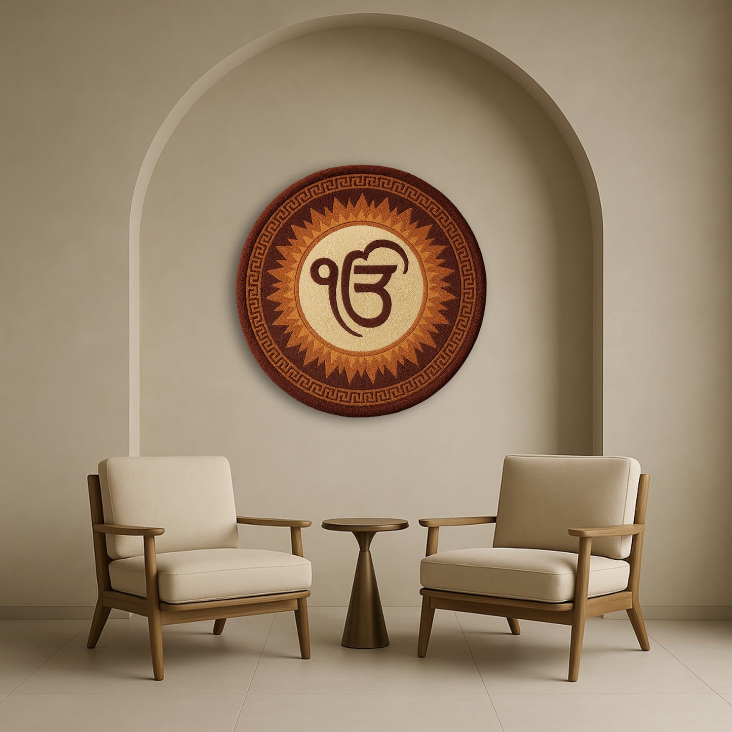 Ik Onkar Hand-Tufted Wall Rug