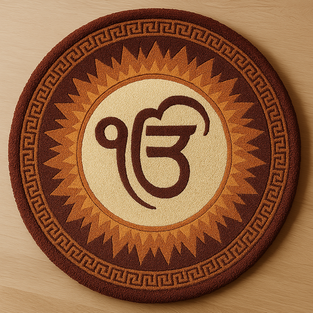 Ik Onkar Hand-Tufted Wall Rug