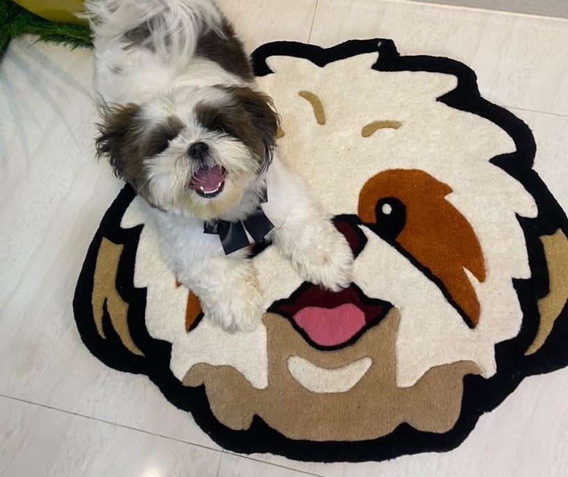 Dog Rugs Custom Tailored to Tails: How Custom Tufted Rugs Elevate Your Beloved Pet Cor ...