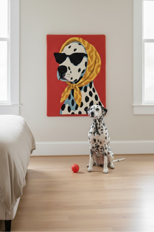 Dalmatian Diva Hand-Tufted Rug