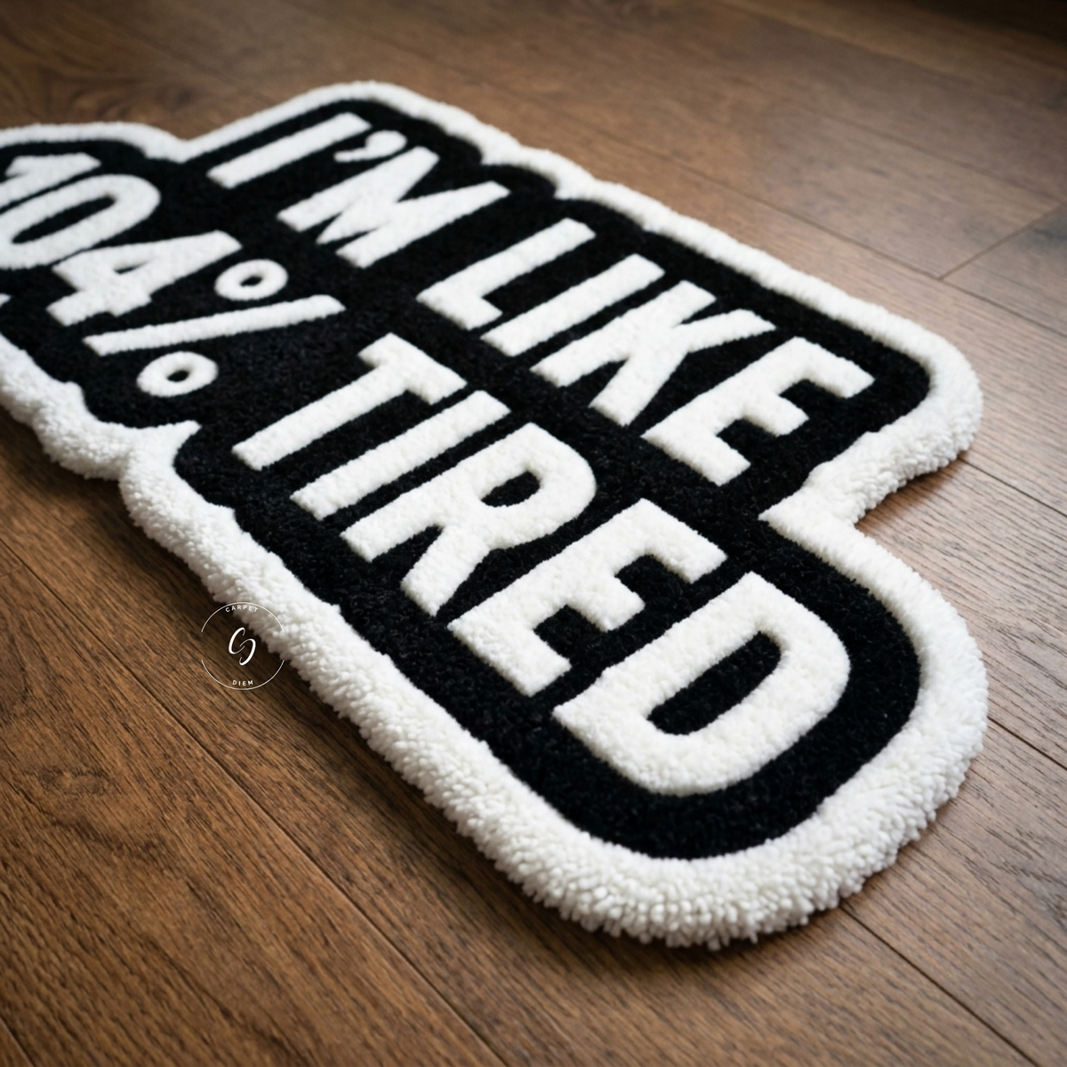 104% Tired Hand Tufted Rug