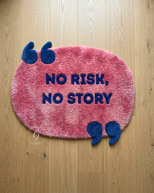 No Risk, No Story Hand-Tufted Rug