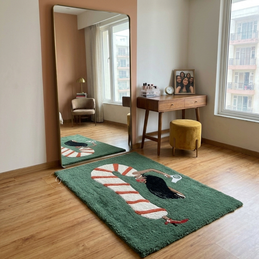 Hair Flip Queen Hand Tufted Rug