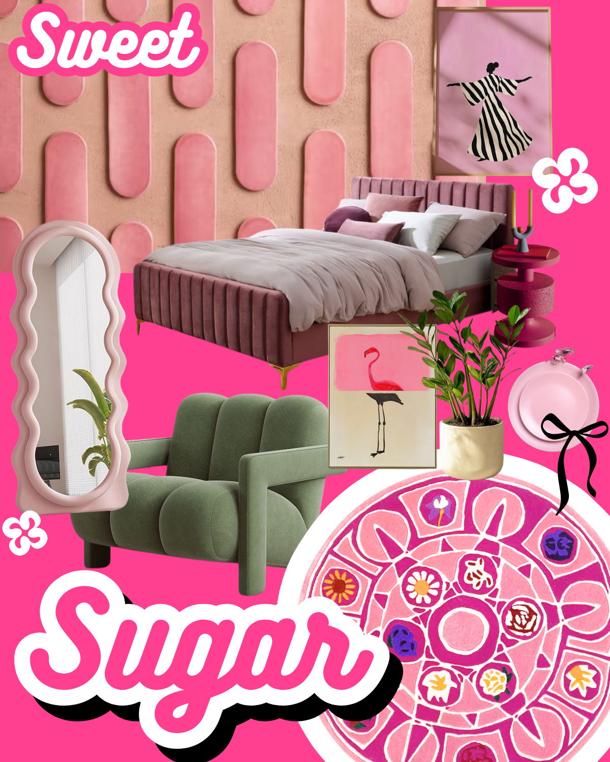 Barbie and the 12 Dancing Princesses Stone Hand-Tufted Rug