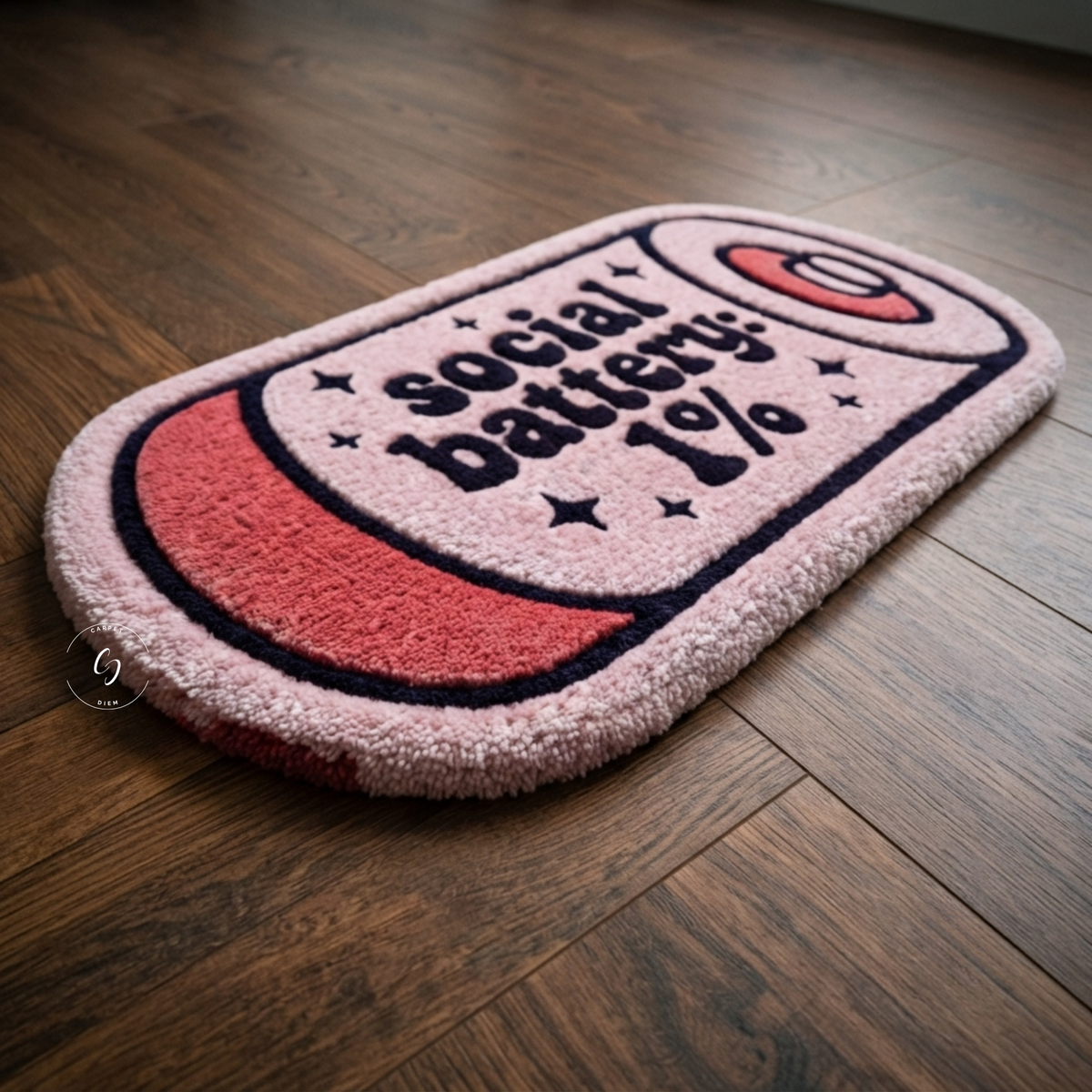 Social Battery 1% Hand Tufted Rug