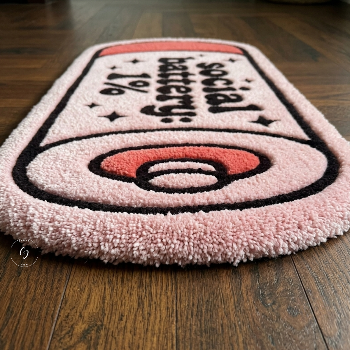 Social Battery 1% Hand Tufted Rug