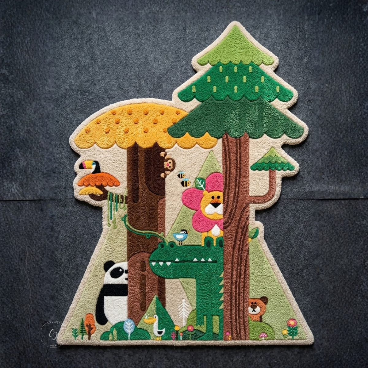 Jungle Hideout Hand-Tufted Rug