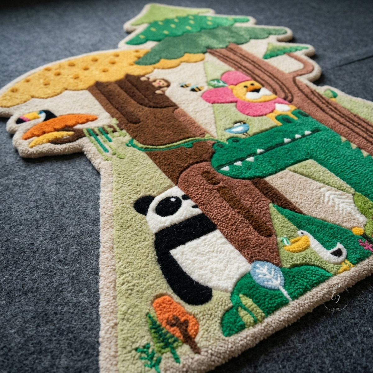 Jungle Hideout Hand-Tufted Rug