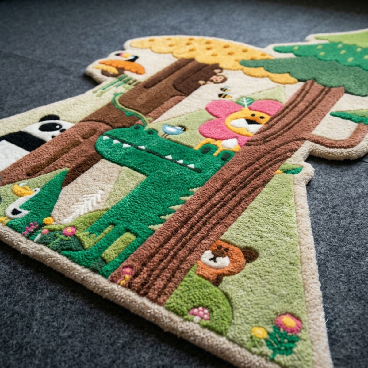 Jungle Hideout Hand-Tufted Rug
