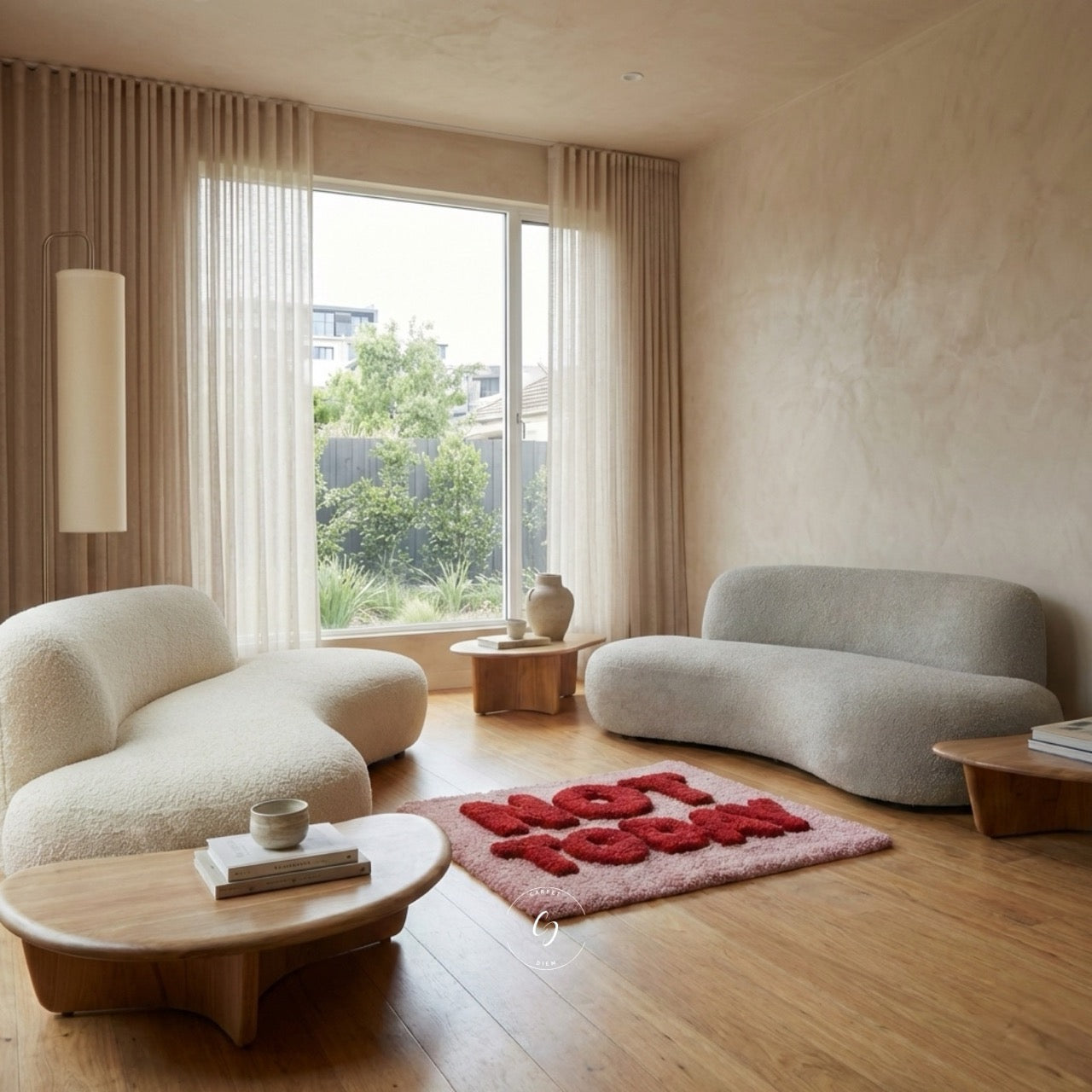 Not Today 3D Hand-Tufted Rug