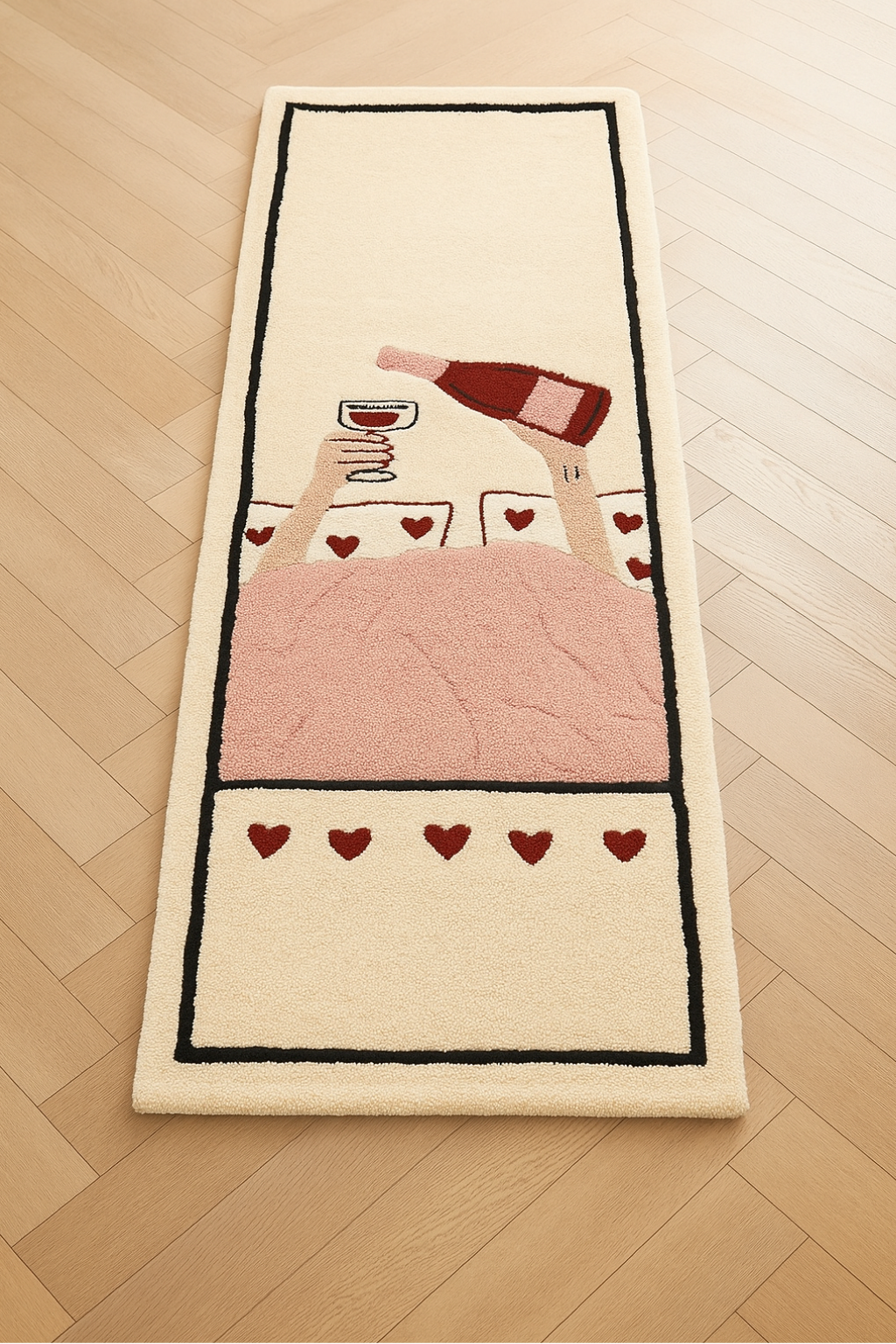 Booze & Snooze Hand-Tufted Rug